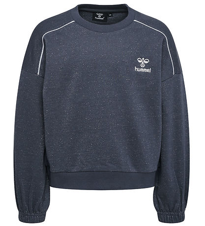 Hummel Sweatshirt - hmlGizela - Ombre Blue w. Glitter