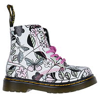 Dr. Martens Stígvél - 1460 T - White Meadow Prentað Athena
