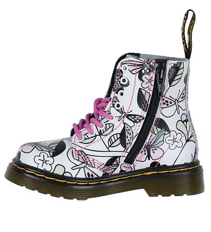 Dr. Martens Kängor - 1460 T - White Äng Tryck Athena