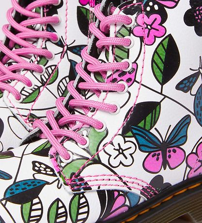 Dr. Martens Kängor - 1460 T - White Äng Tryck Athena