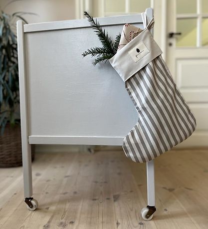 Pine Cone Julstrumpa - Grandma's Christmas Sock - Svamp Stripe