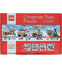 LEGO® Puzzlespiel - 4x100 Teile - Weihnachtszug