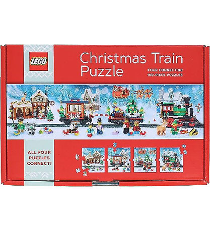 LEGO® Jigsaw Puzzle - 4x100 Bricks - Christmas Train