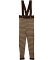 Fliink Leggings M. axlaböndum - Prjónað - Viscose - Favo - Choco