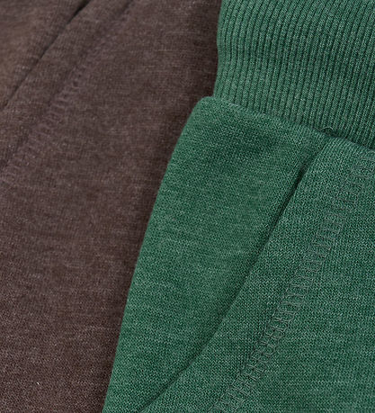 Minymo Joggebukser - 2-pack - Hunter Green
