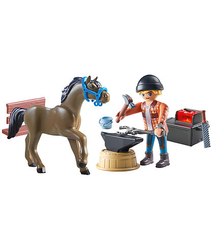 Playmobil Horses Of Waterfall - Farrier... - 71357 - 15 Parts