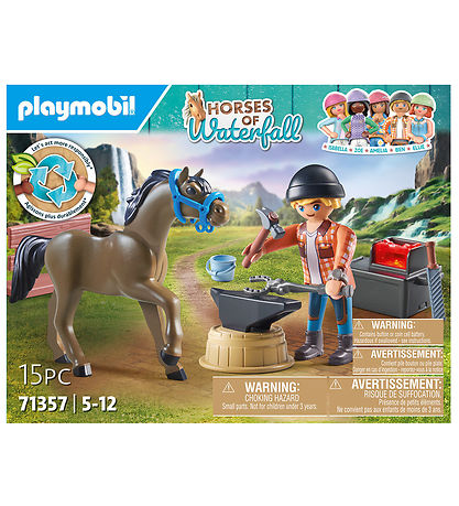 Playmobil Horses Of Waterfall - Farrier... - 71357 - 15 Parts