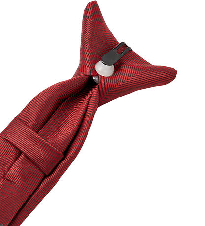 Name It Tie - NmmOdeer - Jester Red w. Rudolph