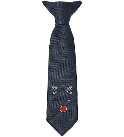Name It Tie - NmmOdeer - Dark Sapphire w. Rudolph