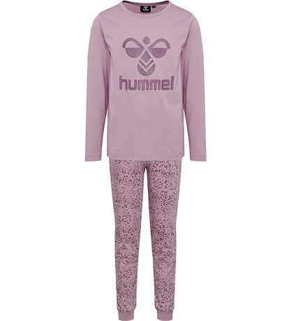 Hummel Pyjama Set - hmlCarolina - Arctic Dust w. Print