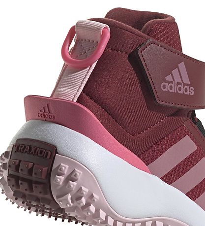 adidas Performance Stígvél - Fortatrail EL K - Bordeaux/Bleikt
