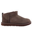 UGG Teddyboots - Classic Ultra Mini - Brent sedertre