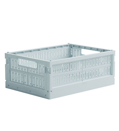 Made Crate Klappbox - Midi - 33x24x13 cm - Ice Würfel Blue