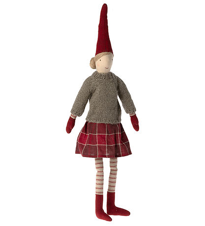 Maileg Tomte - 51 cm - Flicka m. Tröja/Kjol