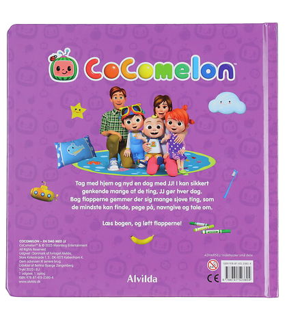 Alvilda Boek - CoComelon - Een dag met JJ - Til de flappen op - 