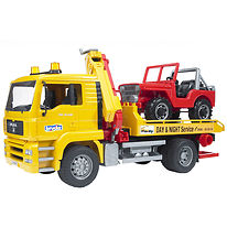 Bruder Truck - MAN TGA Roadside Assistance Truck w. Offroader - 