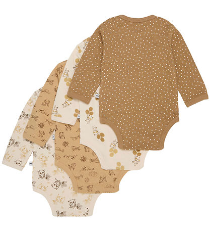 Pippi Baby Body L/æ - 4er-Pack - Whitecap Grey