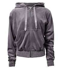 Hound Cardigan velúr - Grátt