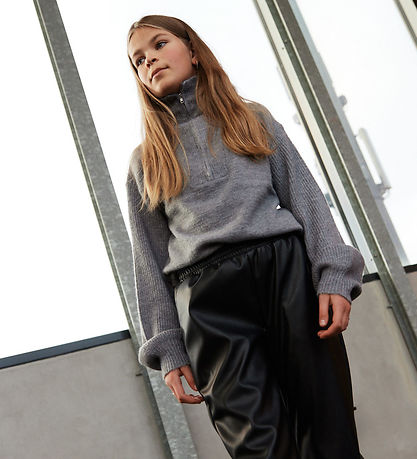 Cost:Bart Blouse - Knitted - CBSabine - Dark Grey Melange