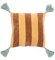 Bloomingville Mini Koddi - 40x40 cm - Hei - Brúnt M. Rendur