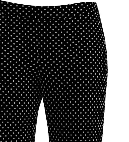 Grunt Velvet Trousers - Liexlip - Black w. Silver Dots