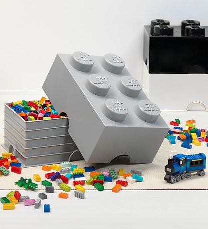 LEGO® Storage Storage Box - 6 Knobs - 37.5x25x18 - White