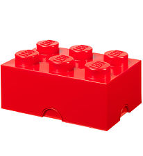 LEGO® Storage Storage Box - 6 Knobs - 37.5x25x18 - Bright