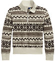 Polo Ralph Lauren Flíspeysa - Holiday - Fílabeinshvítt/Brúnt M. 