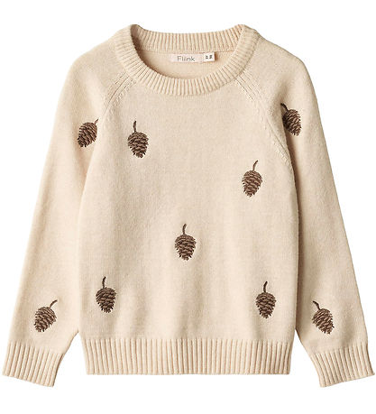 Fliink Blouse - Knitted - Viscose - Benna Cone - Sandshell