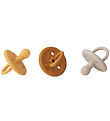 Liewood Pacifiers - Silicone - 3-Pack - Size 1 - Paula - Yellow 