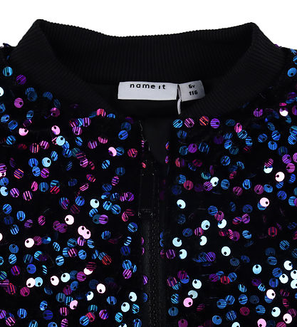 Name It Cardigan - NkfRunica - Black w. Sequins