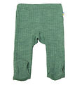 Joha Leggings M. Fætur - Ull - Grænt
