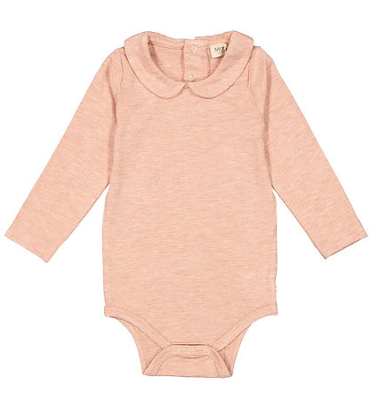 MarMar Bodysuit l/s - Becka - Coral Haze Glitter