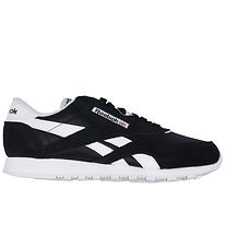 Reebok Skór - Classic Nylon - Hlaupandi - Svart/Hvítur