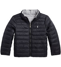 Polo Ralph Lauren Fóðraður jakki - Viðsnúanlegt - Svart/Grá