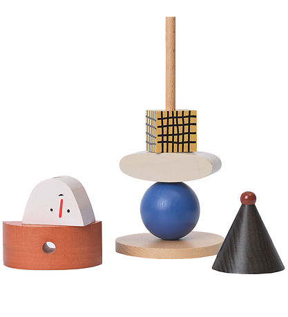 ferm Living Bauklötze - Figure Stacking Blocks - Multi