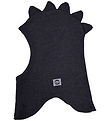 Mikk-Line Balaklava - Ull/Akryl - Dubbel - Dark Grey Melange m.