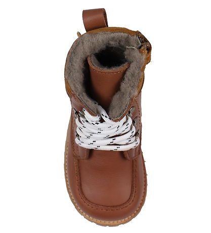 Pom Pom Winter Boots - Tex - Dark Camel