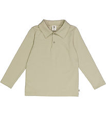 Müsli Blússa - Cozy mér kraga - Desert Green