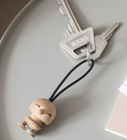 Hoptimist Keychain Bimble - 3 cm - Raw Oak