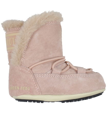 Moon Boot Kuldastígvél - Barnarúm Suede - Pale Pink