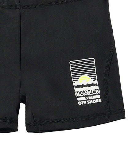Molo Swim Trunks - UV50+ - Norton Solid - Black