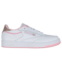 Reebok Skór - Club C - Tennis - Hvítt/Bleikt