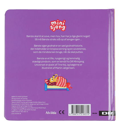 Alvilda Book - Brush Says Goodnight - Danish