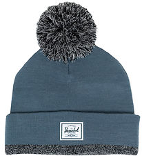 Herschel Húfa - Prjónað - Elmer Stripe Pom - Steel Blue