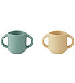 Liewood Cups - Silicone - 2-Pack - Gene - Rabbit Peppermint Whey