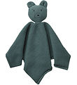 Liewood Comfort Blanket - Knitted - Milo - Mr Bear Whale Blue