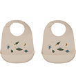 Liewood Bibs - Silicone - 2-Pack - Tilda - Space Multi Mix