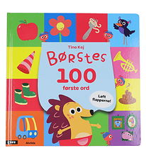 Alvilda Picture Book w. Flapper - Børste's 100 First Words - Dan