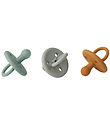 Liewood Pacifiers - Silicone - 3-Pack - Size 1 - Paula - Mustard